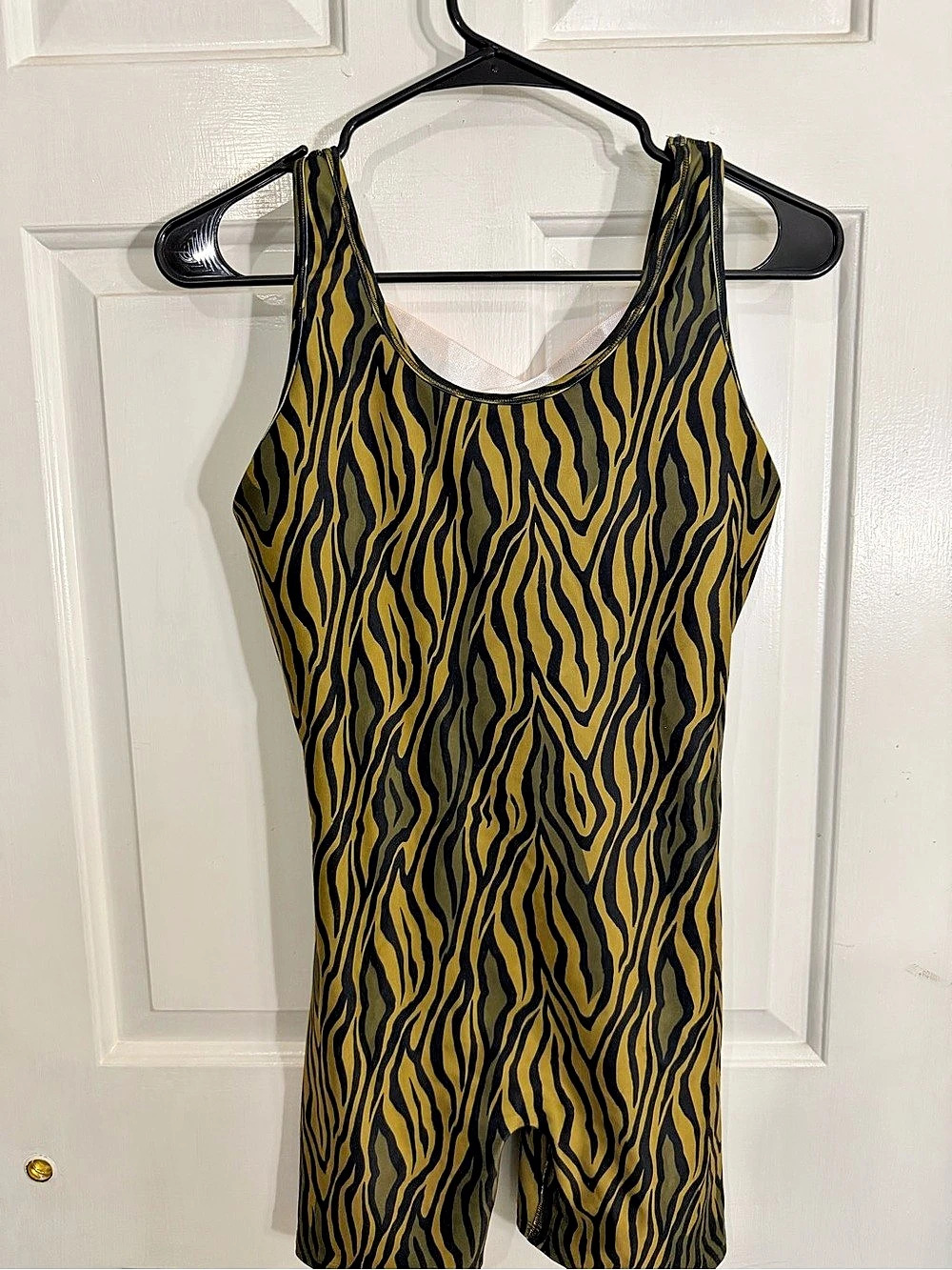 Zumba Wear Spicy Animal Print One-Piece Size Small Like New